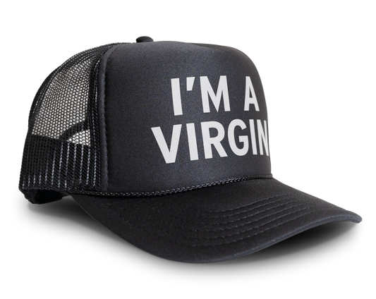 I'm A Virgin Funny Party Snapback Mesh Trucker Hat
