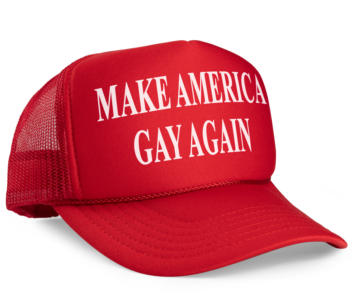 Make America Gay Again MAGA Parody Trucker Hat