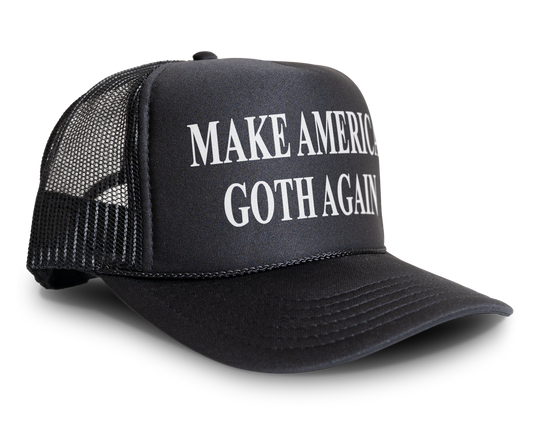 Make America Goth Again MAGA Parody Trucker Hat