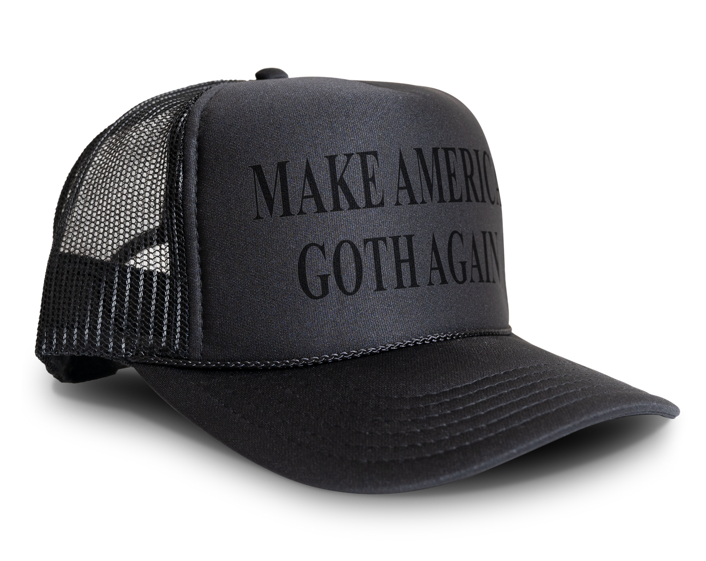 Make America Goth Again MAGA Parody Trucker Hat