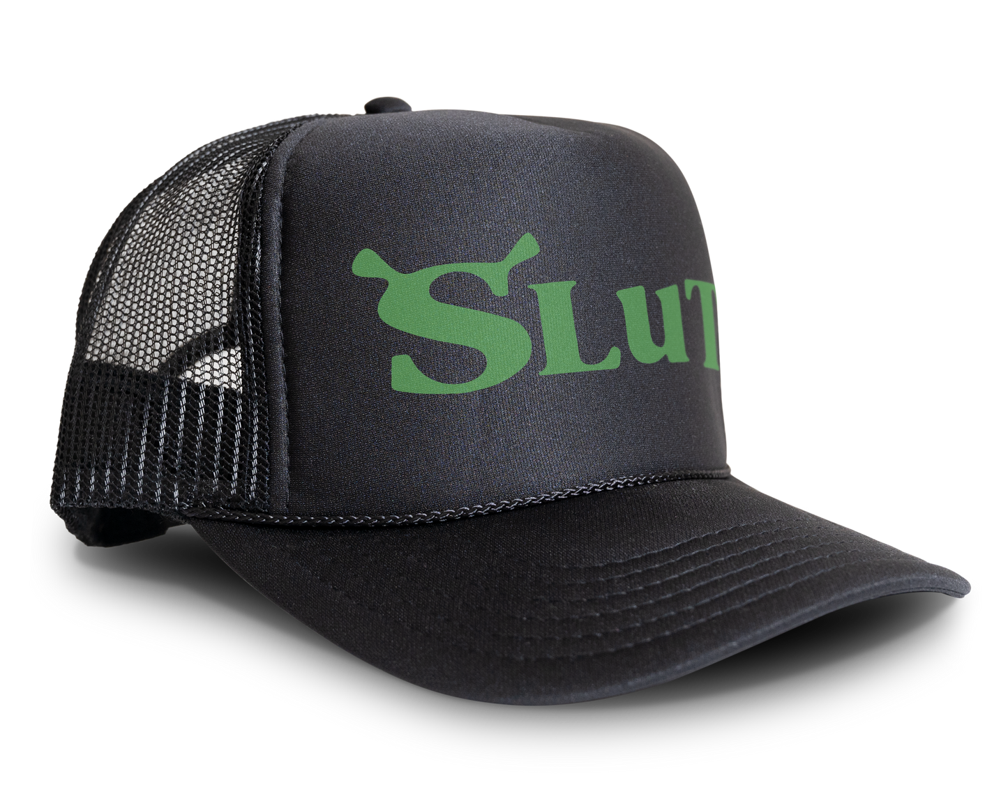 Shrek Slut Funny Raunchy Adult Humor Snapback Mesh Trucker Hat