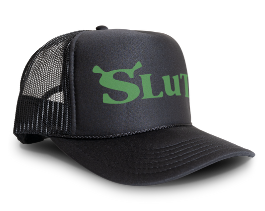 Shrek Slut Funny Raunchy Adult Humor Snapback Mesh Trucker Hat
