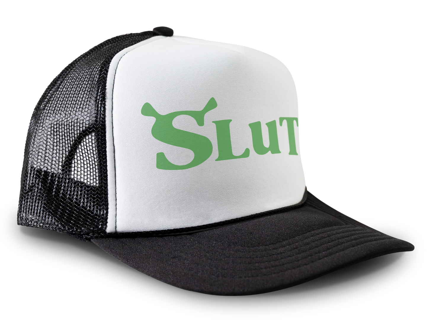 Shrek Slut Funny Raunchy Adult Humor Snapback Mesh Trucker Hat