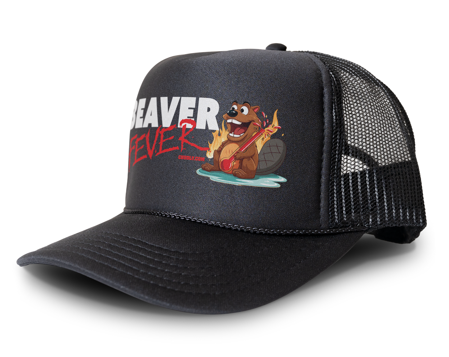 Beaver Fever Funny Party Snapback Mesh Trucker Hat