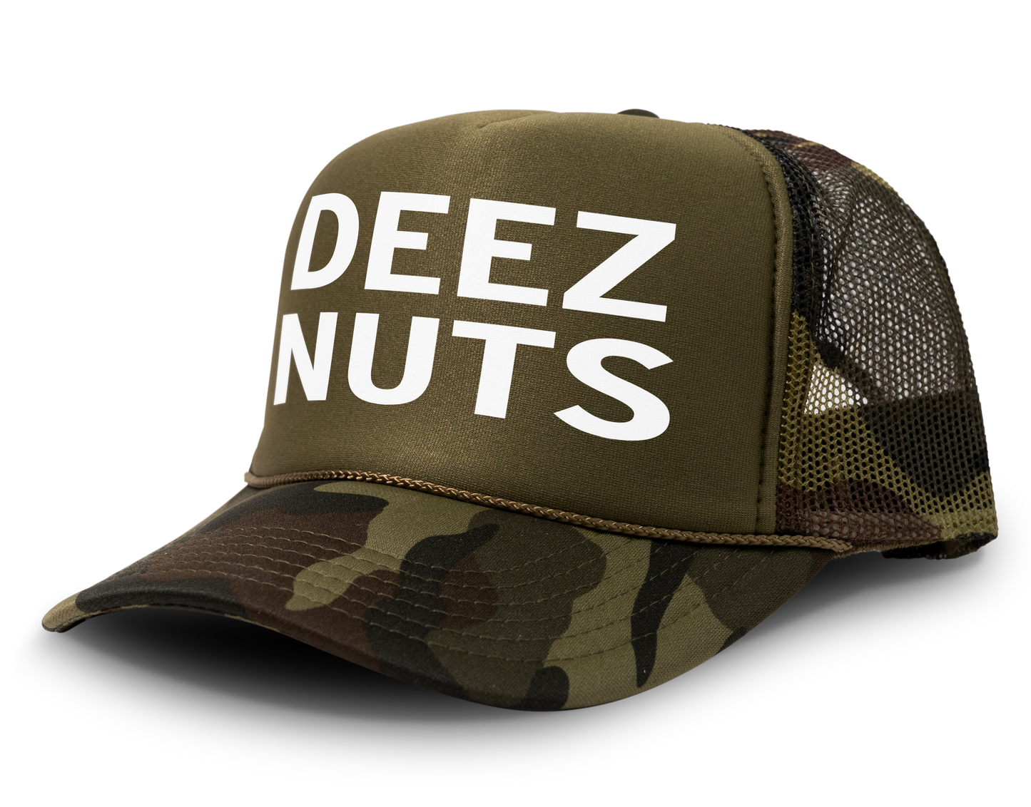 Deez Nuts Funny Party Snapback Mesh Trucker Hat