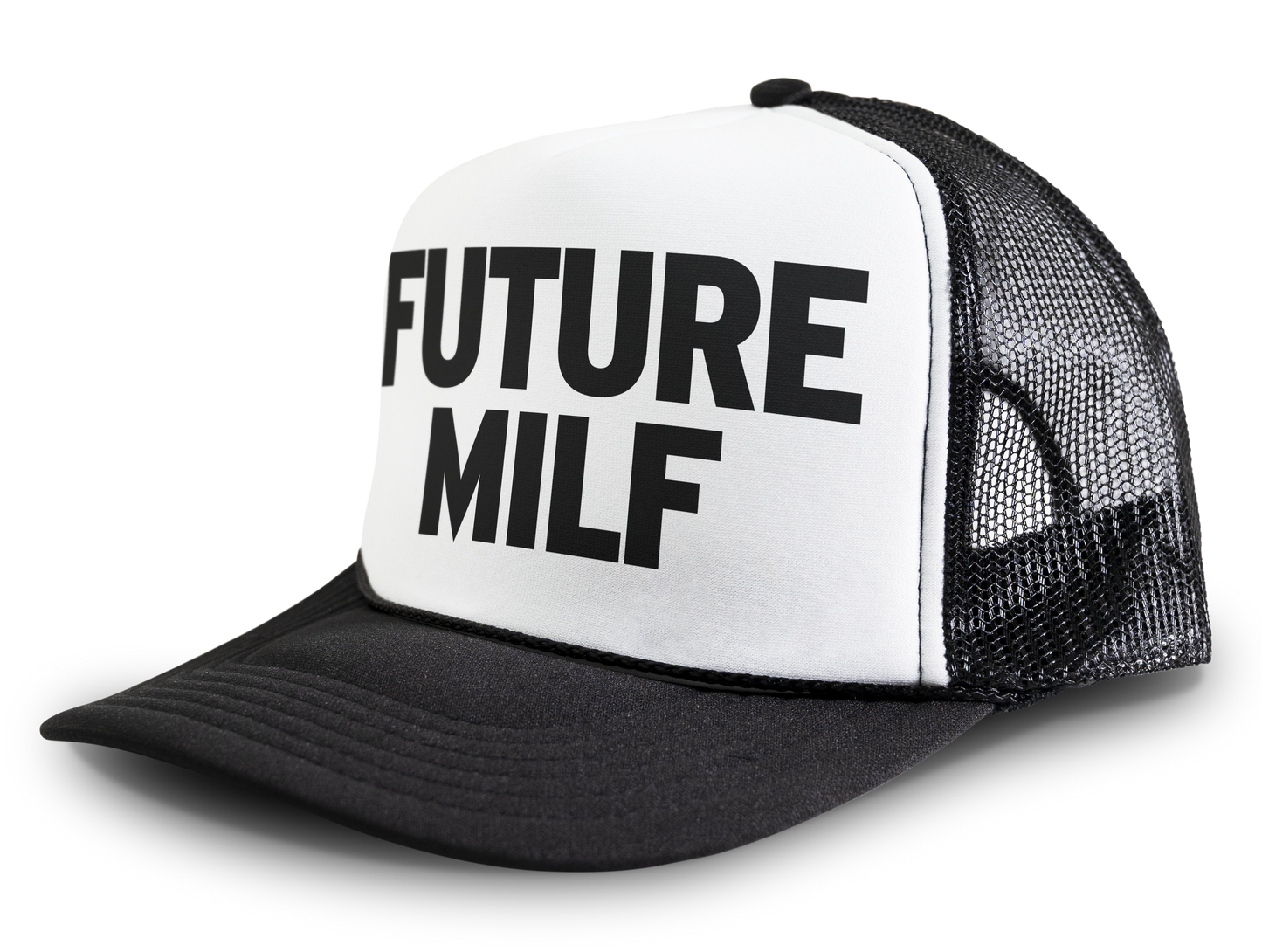 Future MILF Funny Hat Party Snapback Mesh Trucker Hat