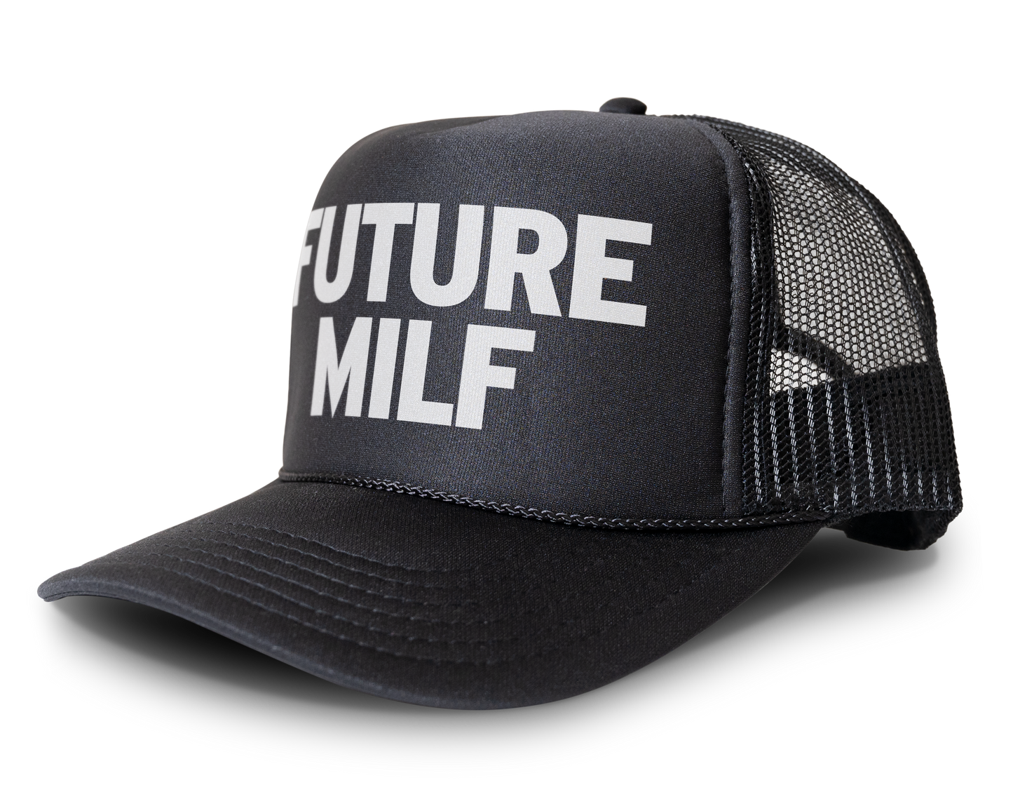 Future MILF Funny Hat Party Snapback Mesh Trucker Hat