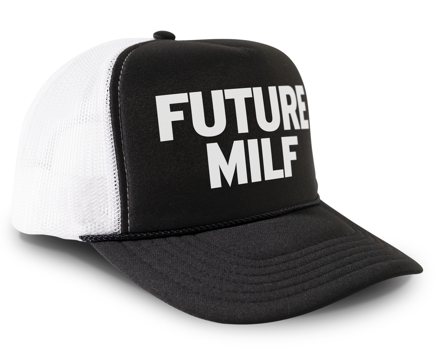 Future MILF Funny Hat Party Snapback Mesh Trucker Hat