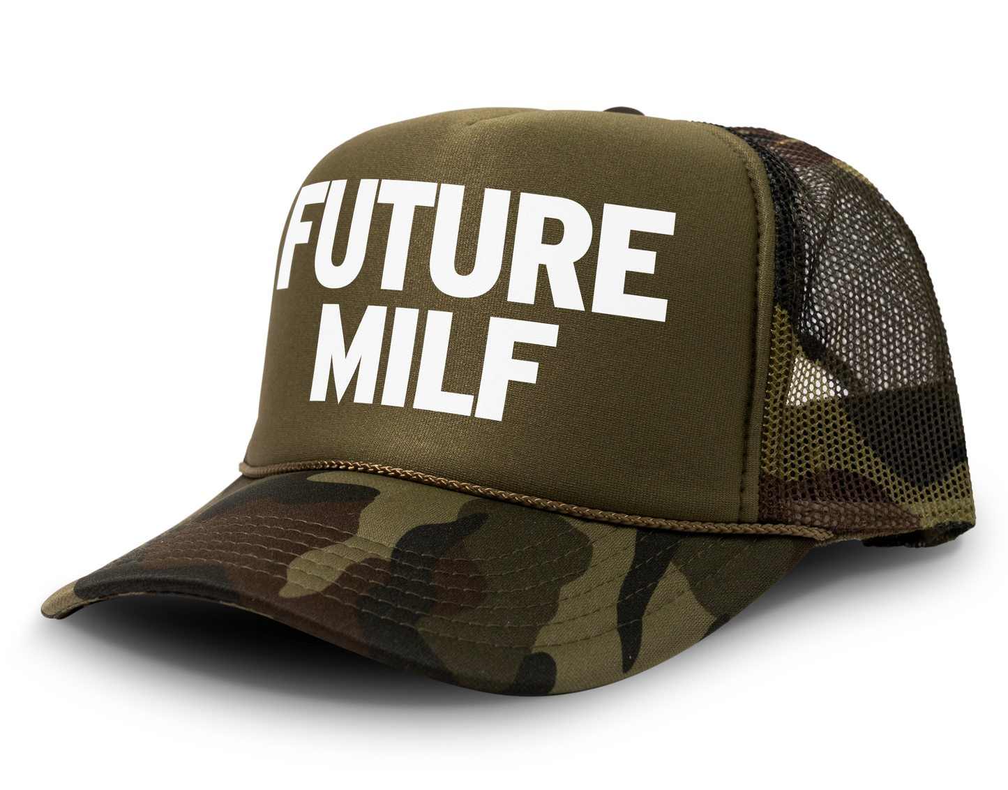 Future MILF Funny Hat Party Snapback Mesh Trucker Hat