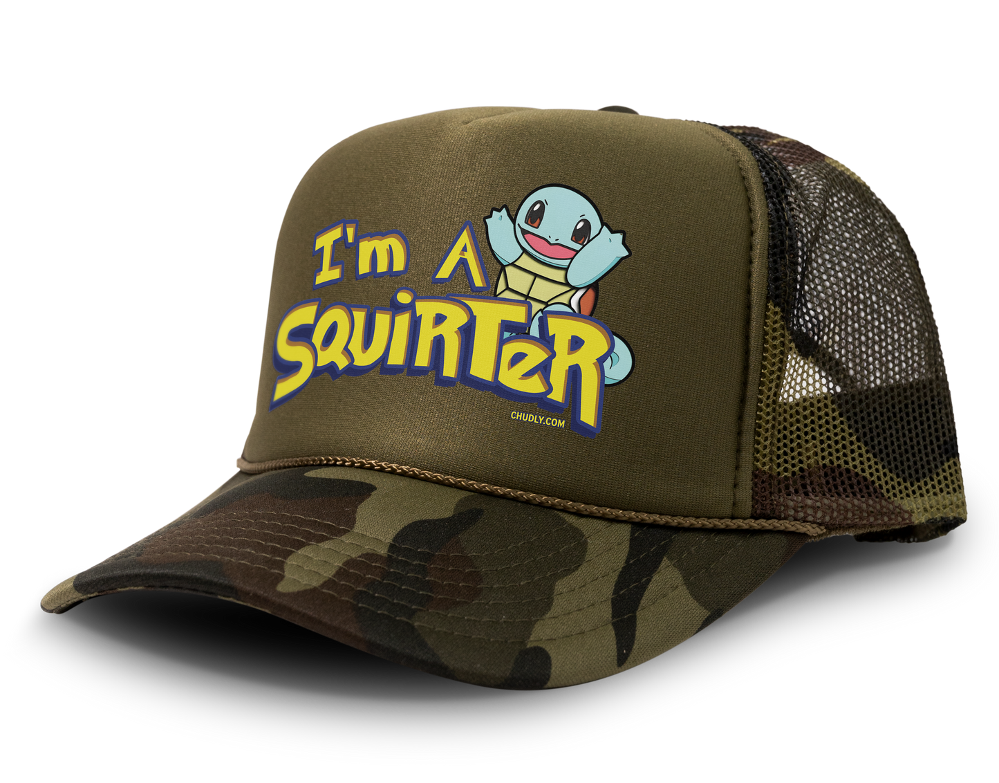 I'm A Squirter Funny Meme Squirt Snapback Mesh Trucker Hat