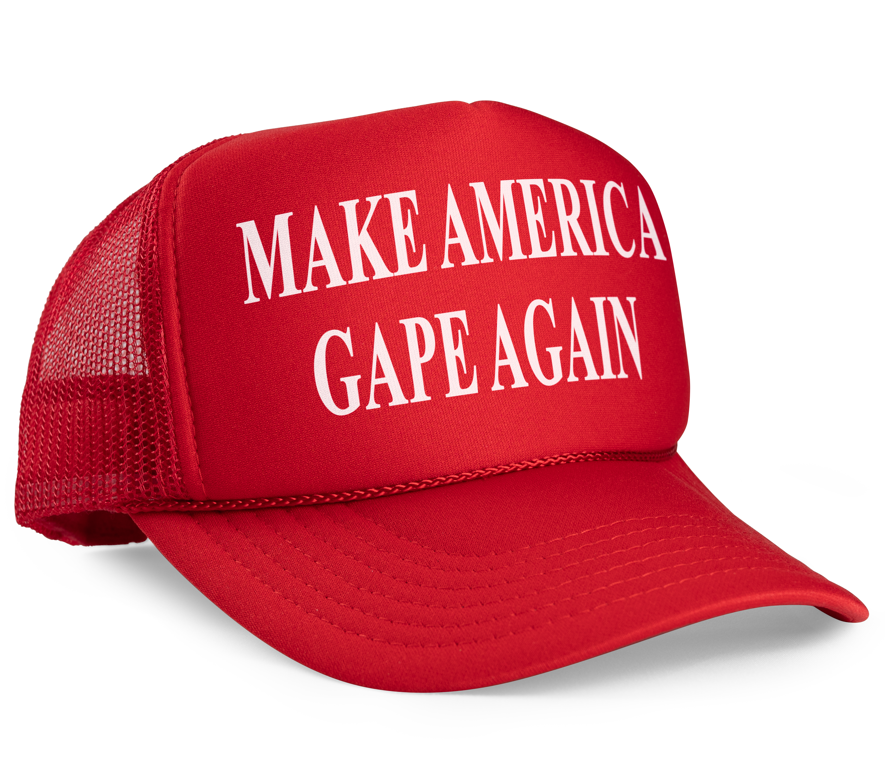 Make America Gape Again MAGA Parody Trucker Hat