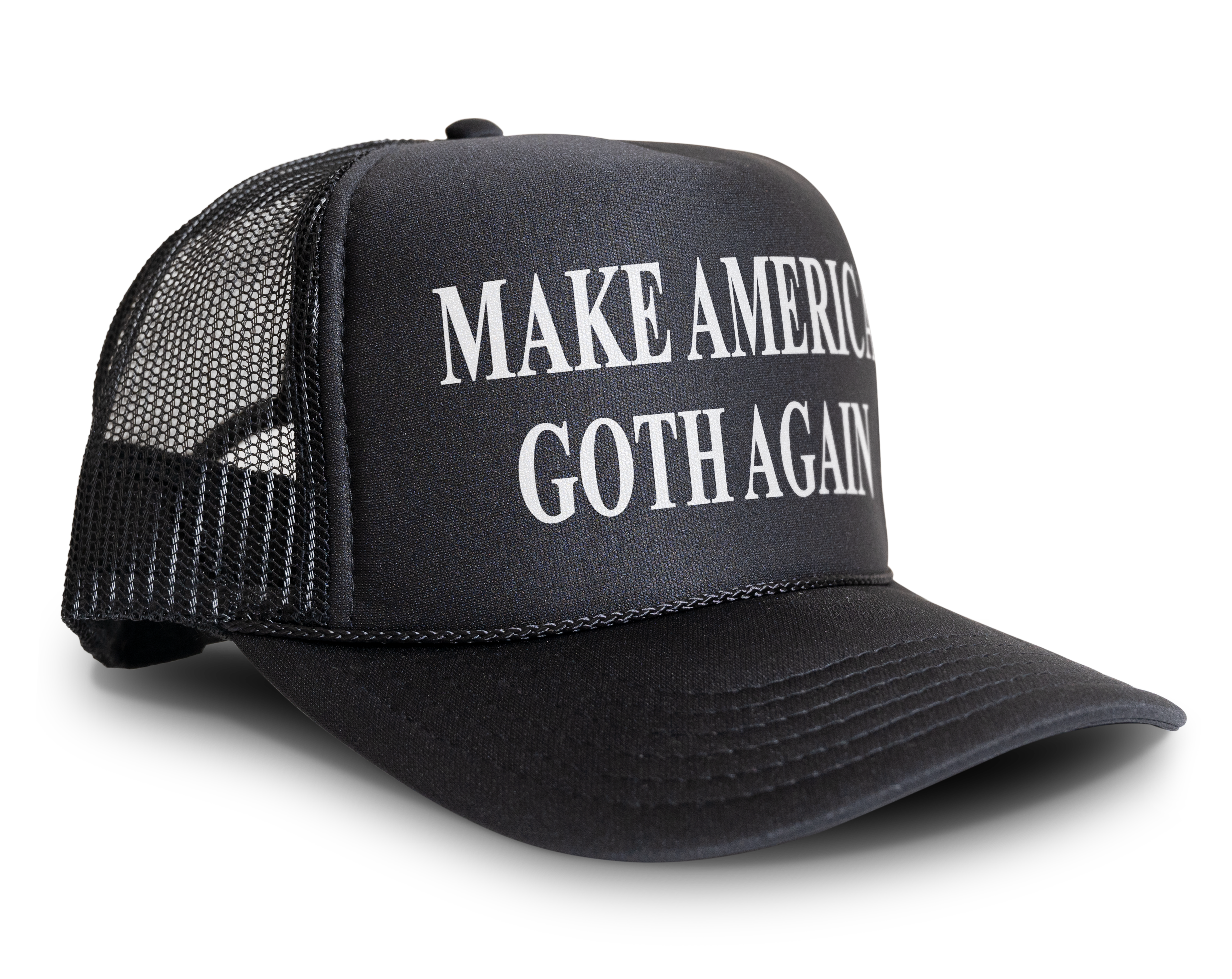 Make America Goth Again MAGA Parody Trucker Hat