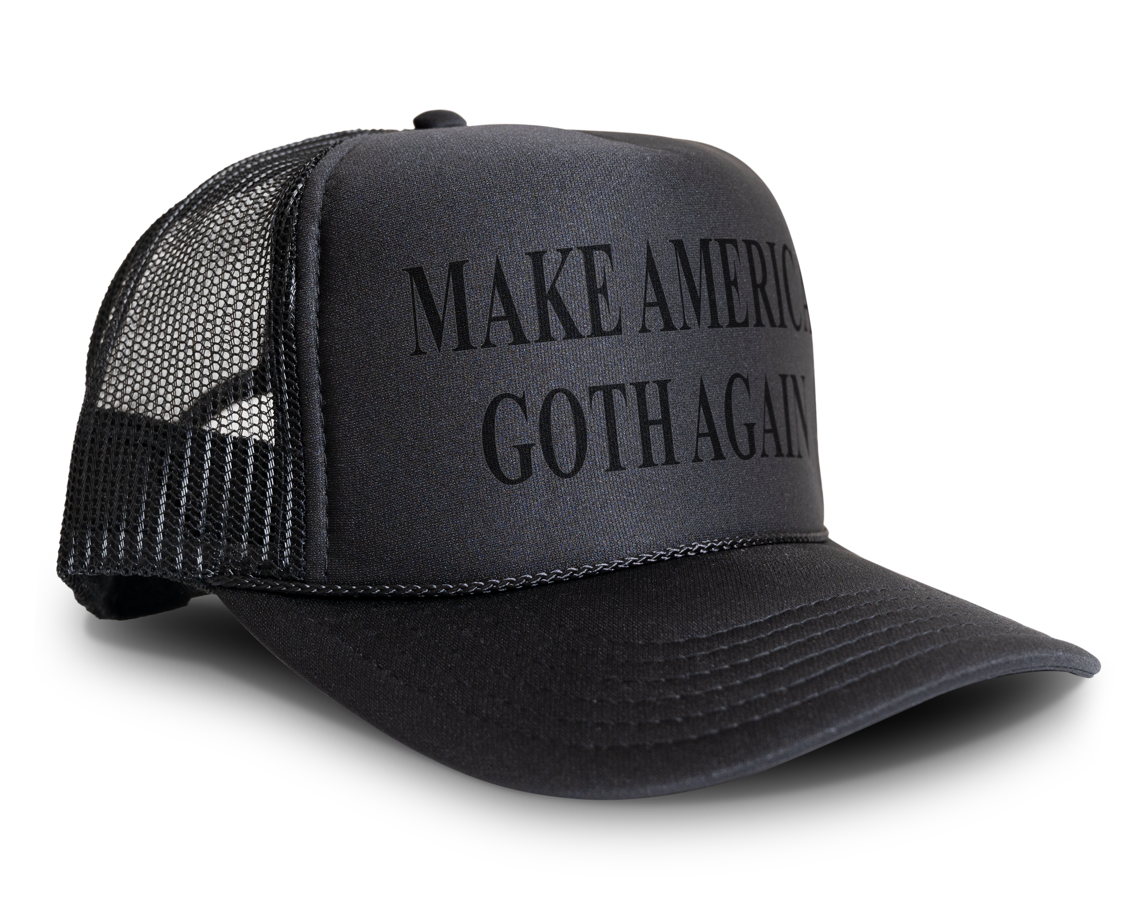 Make America Goth Again MAGA Parody Trucker Hat