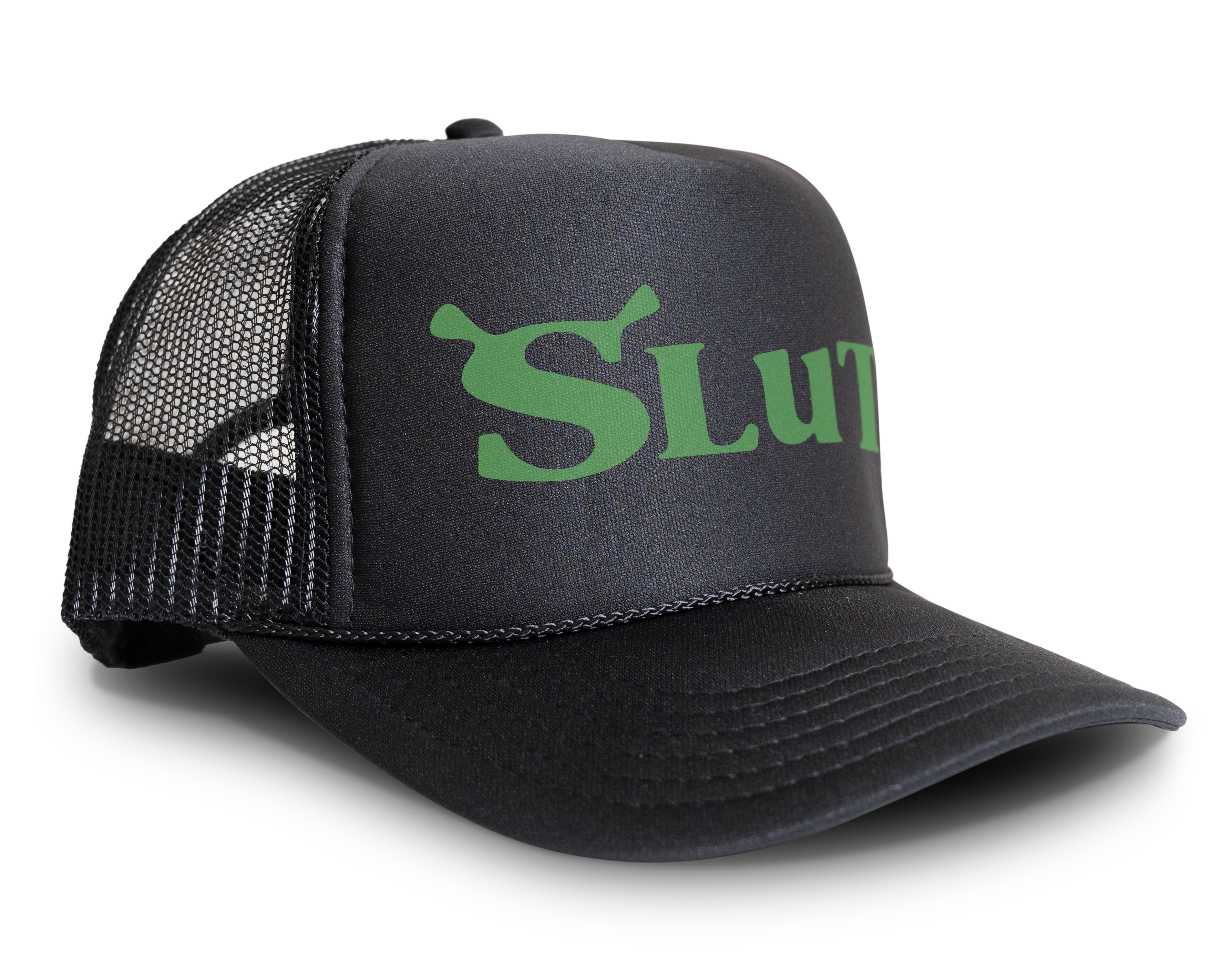 Shrek Slut Funny Raunchy Adult Humor Snapback Mesh Trucker Hat