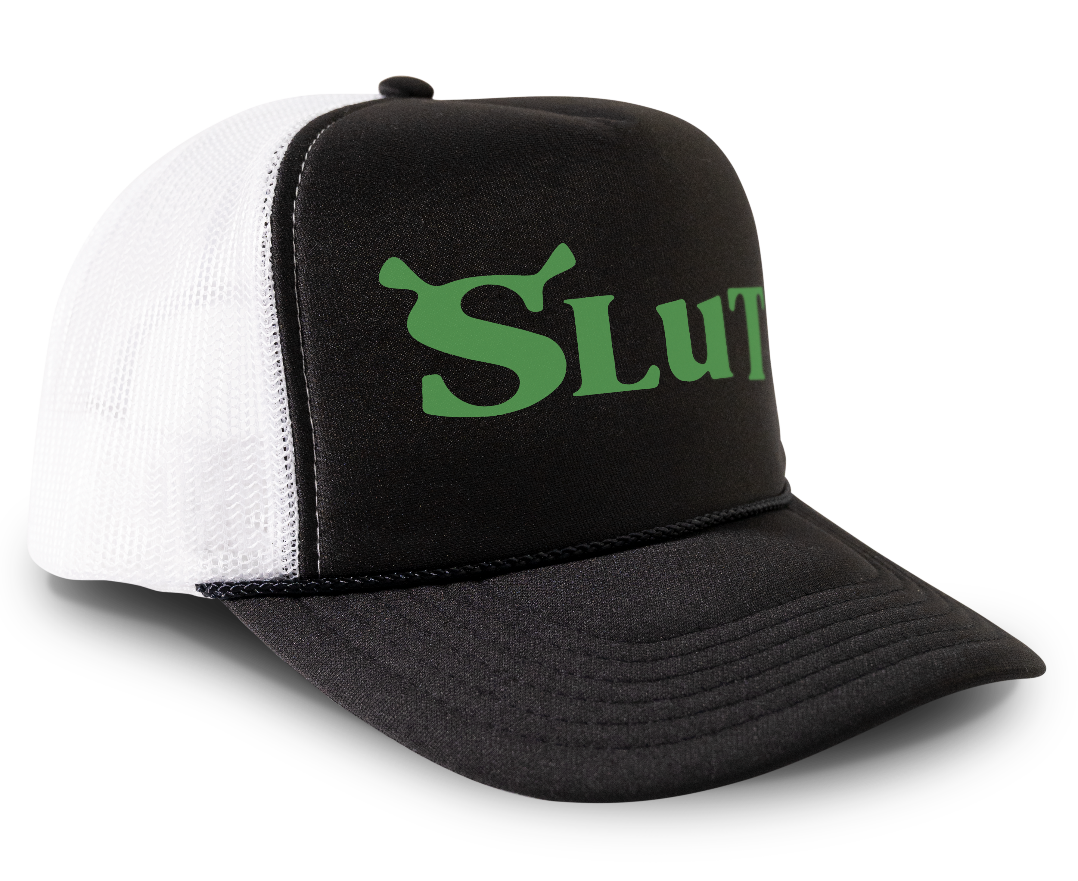 Shrek Slut Funny Raunchy Adult Humor Snapback Mesh Trucker Hat