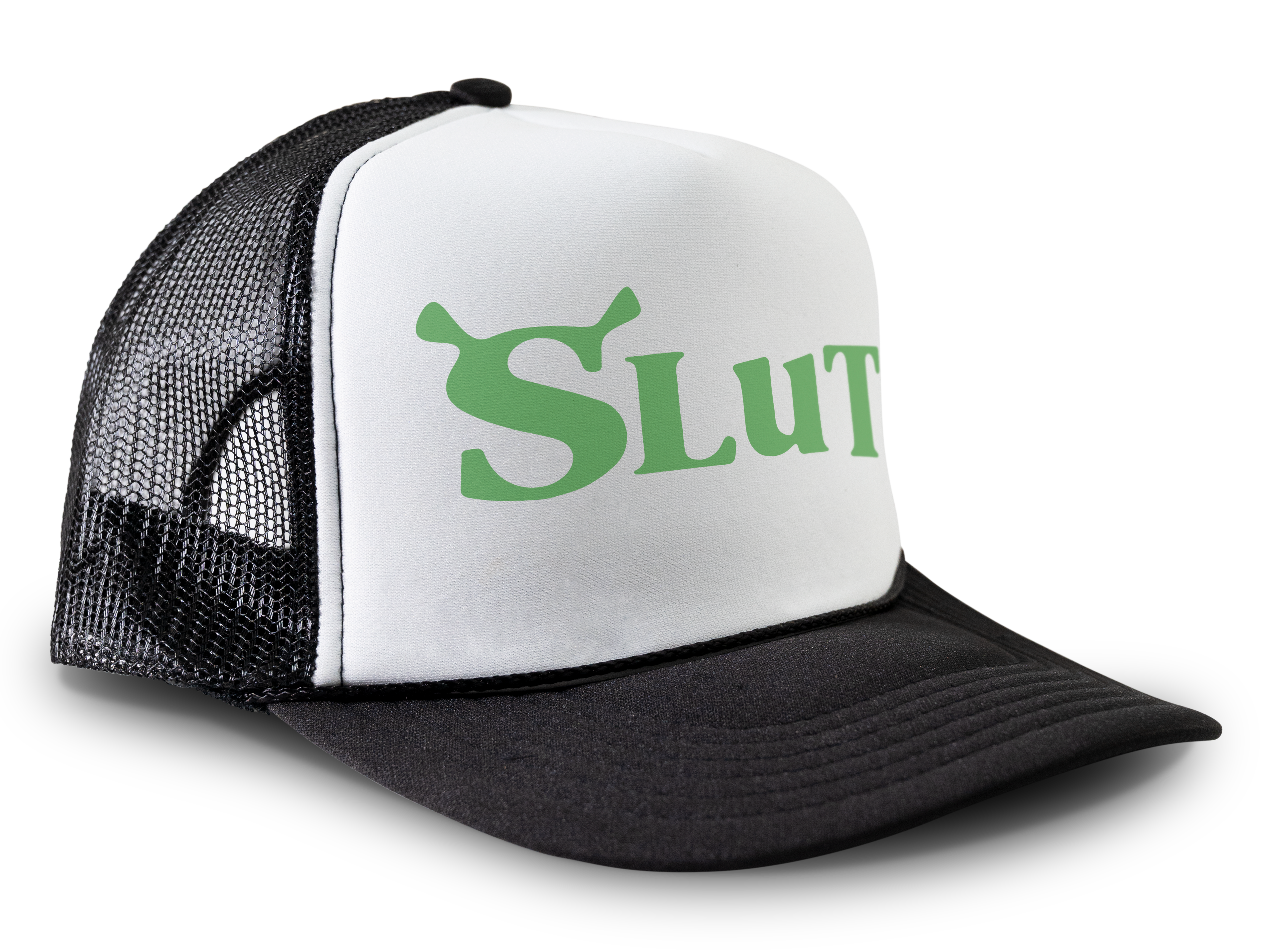 Shrek Slut Funny Raunchy Adult Humor Snapback Mesh Trucker Hat