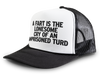 A Fart Is The Lonesome Cry Of An Imprisoned Turd Funny Party Snapback Mesh Trucker Hat