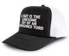 A Fart Is The Lonesome Cry Of An Imprisoned Turd Funny Party Snapback Mesh Trucker Hat