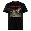 Alligator Kick Man FINISH HIM Unisex Classic T-Shirt - black
