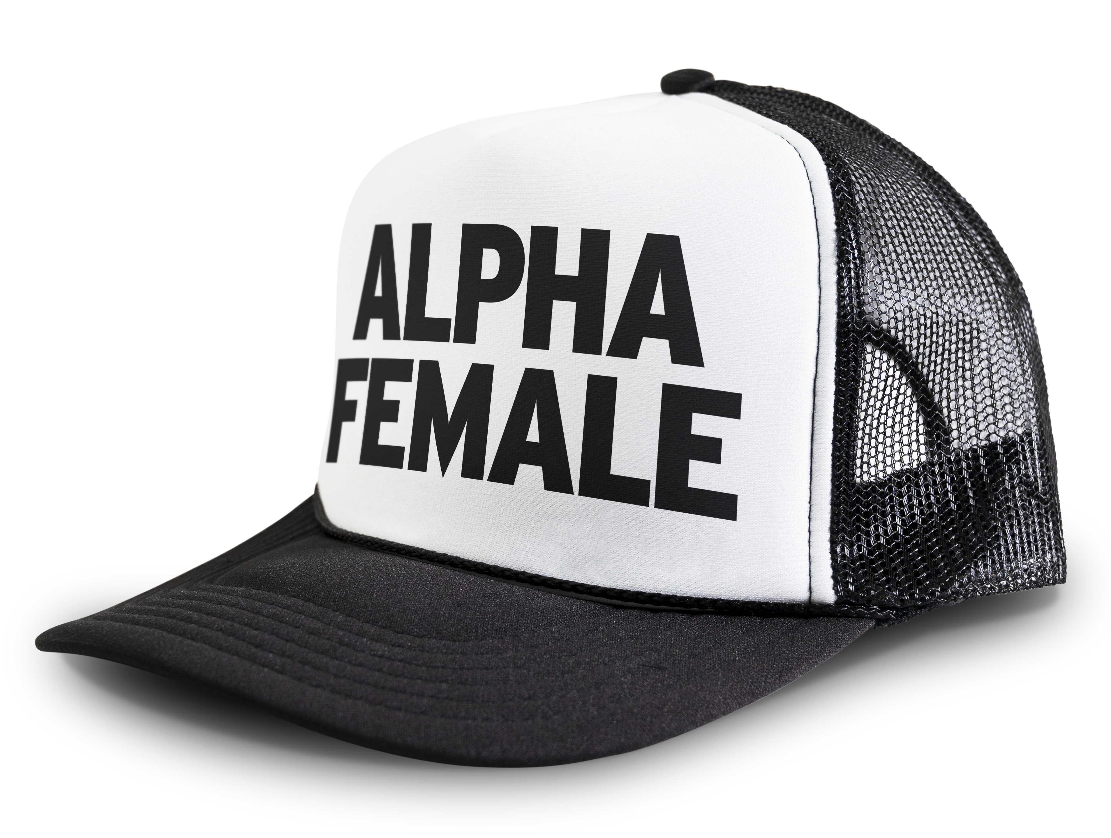 Alpha Female Snapback Mesh Trucker Hat