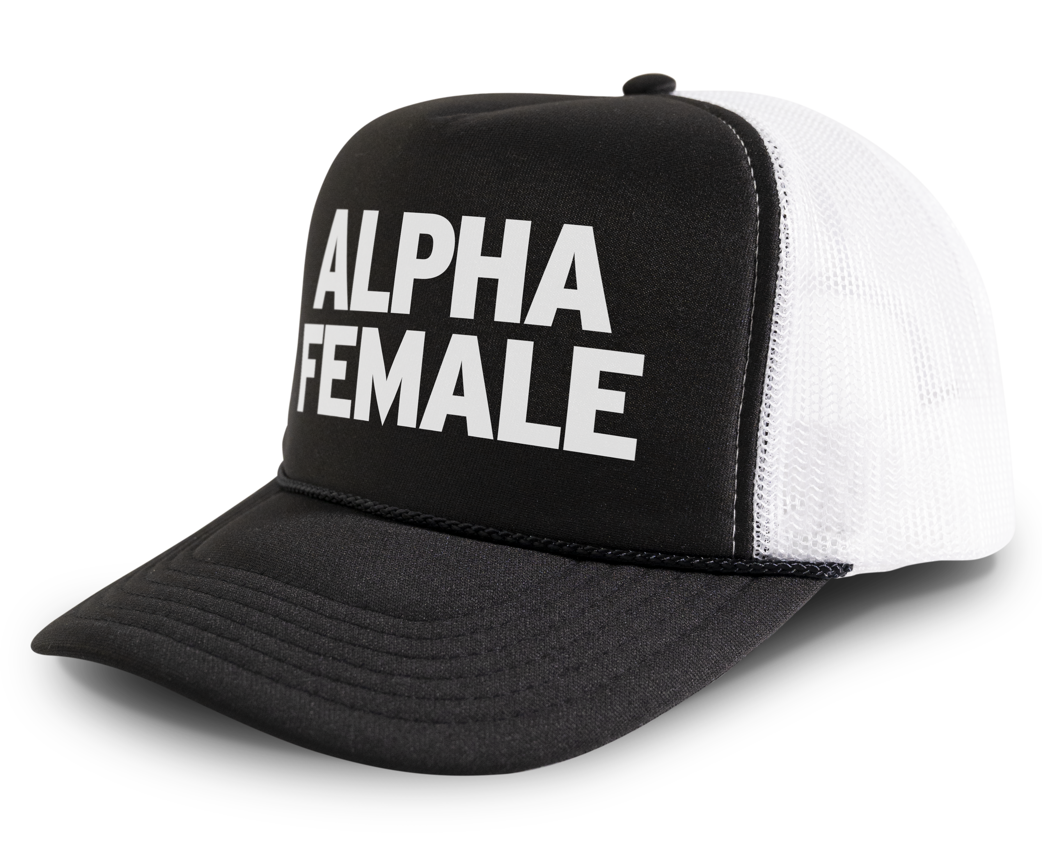 Alpha Female Snapback Mesh Trucker Hat