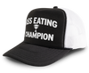 Ass Eating Champion Funny Party Snapback Mesh Trucker Hat