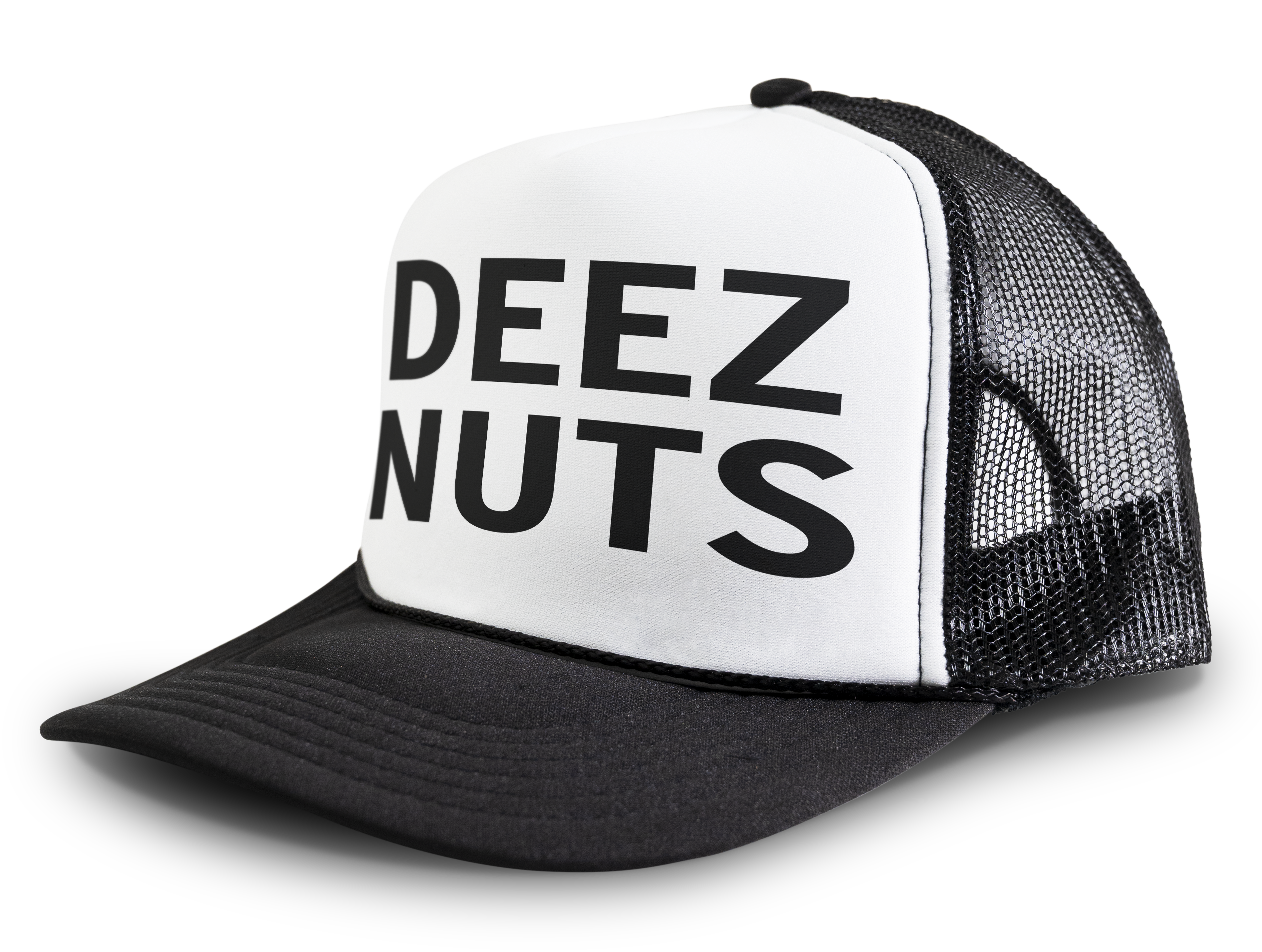 Deez Nuts Funny Party Snapback Mesh Trucker Hat