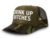 Drink Up Bitches Funny Party Snapback Mesh Trucker Hat