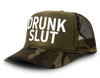 Drunk Slut Funny Party Snapback Mesh Trucker Hat