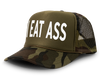 I Eat Ass Funny Party Snapback Mesh Trucker Hat