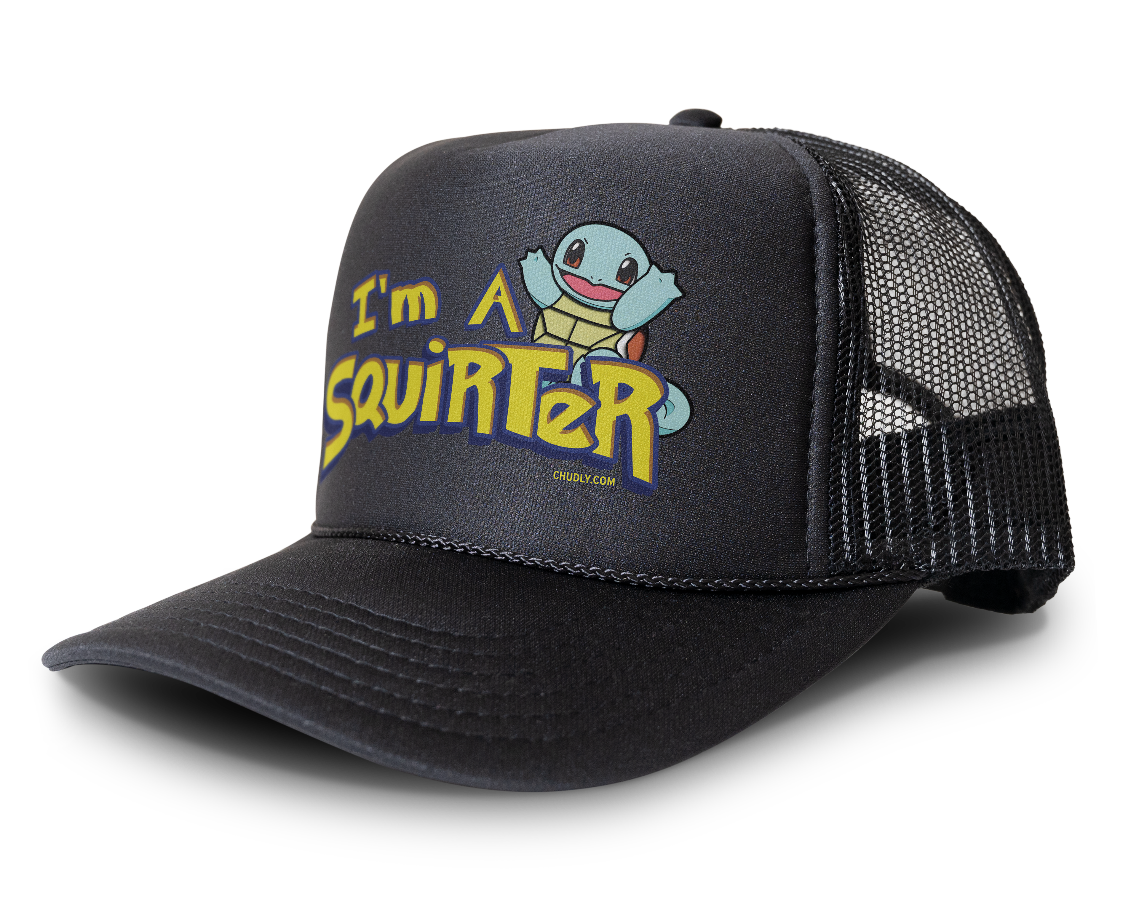 I'm A Squirter Funny Meme Squirt Snapback Mesh Trucker Hat