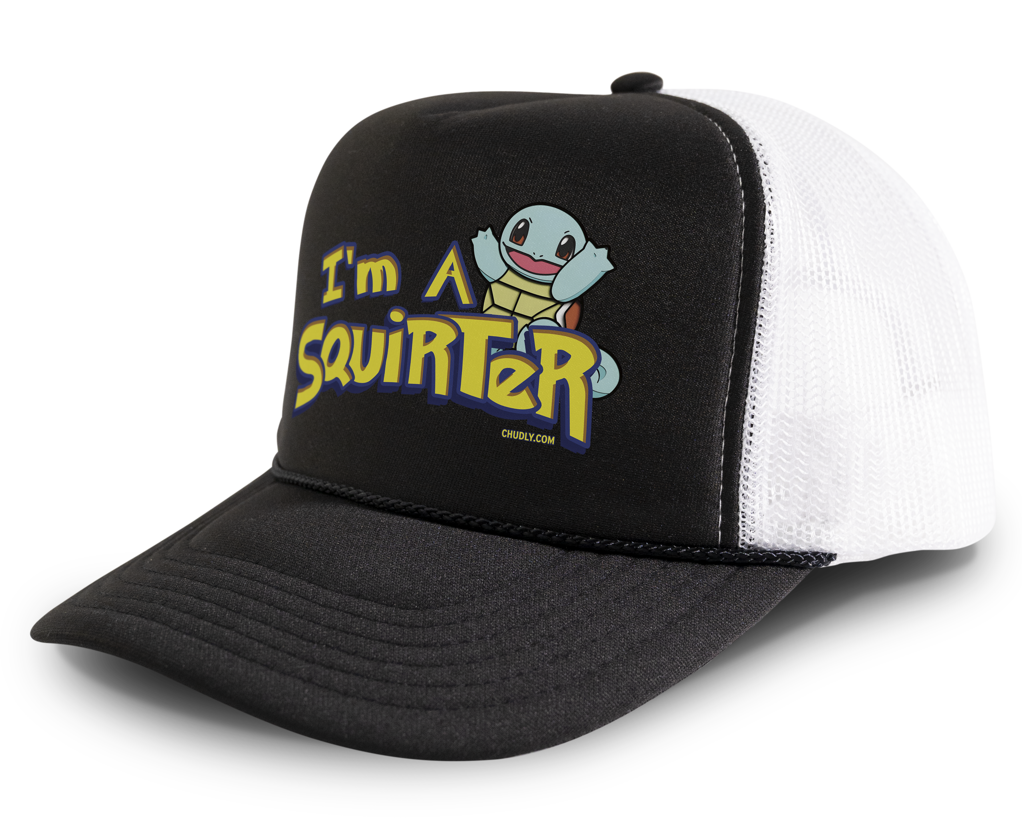 I'm A Squirter Funny Meme Squirt Snapback Mesh Trucker Hat