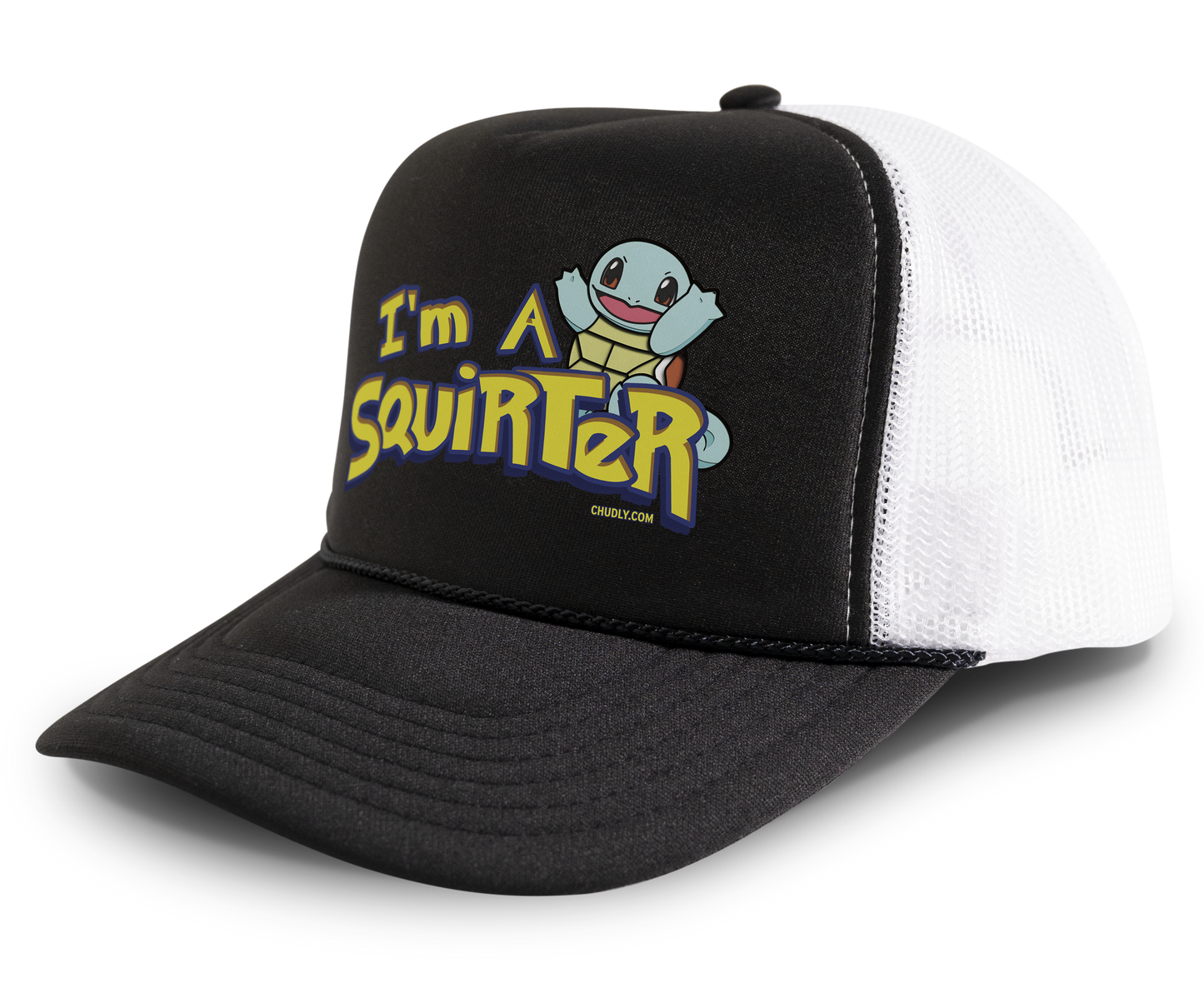 I'm A Squirter Funny Meme Squirt Snapback Mesh Trucker Hat