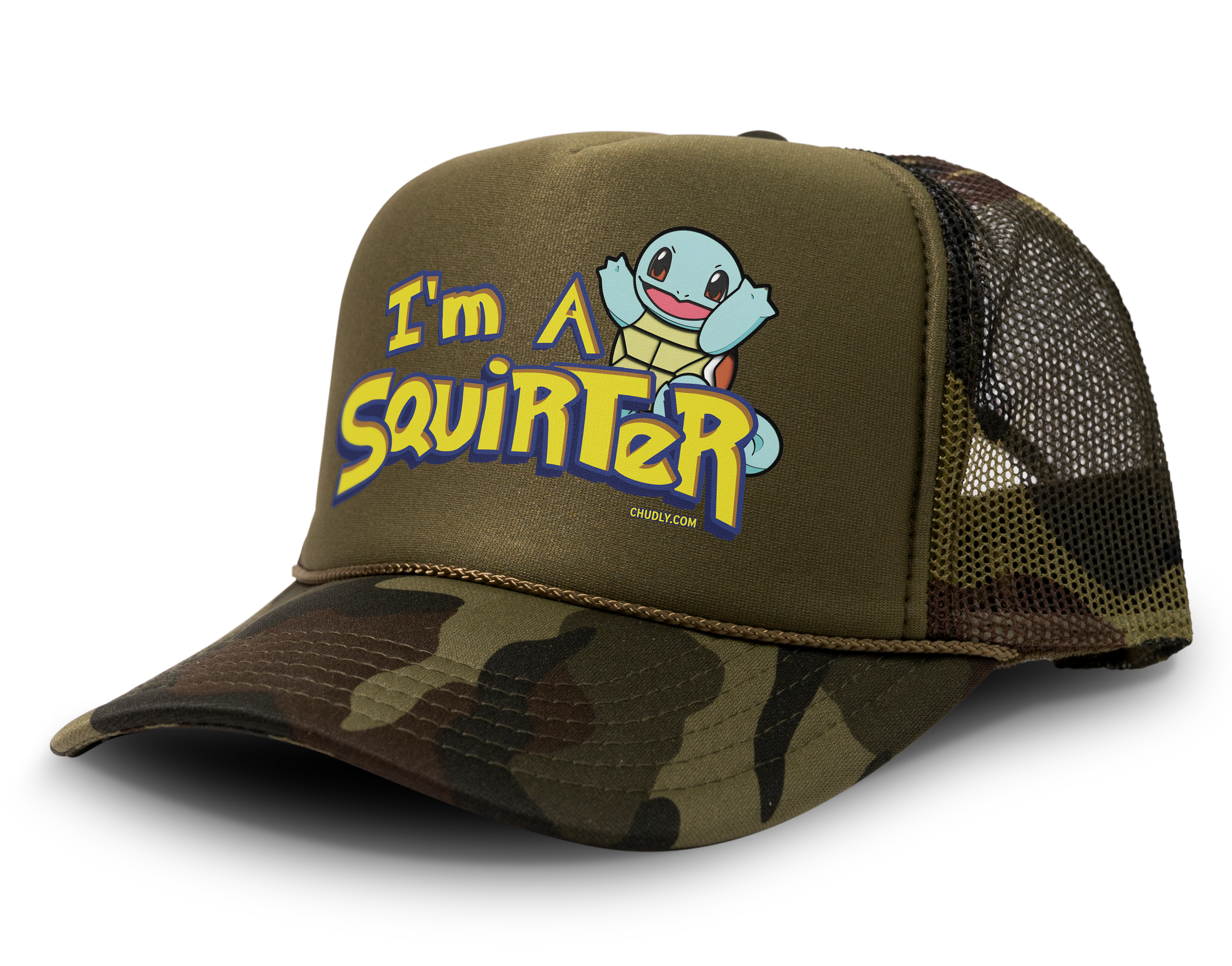 I'm A Squirter Funny Meme Squirt Snapback Mesh Trucker Hat