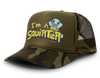 I'm A Squirter Funny Meme Squirt Snapback Mesh Trucker Hat