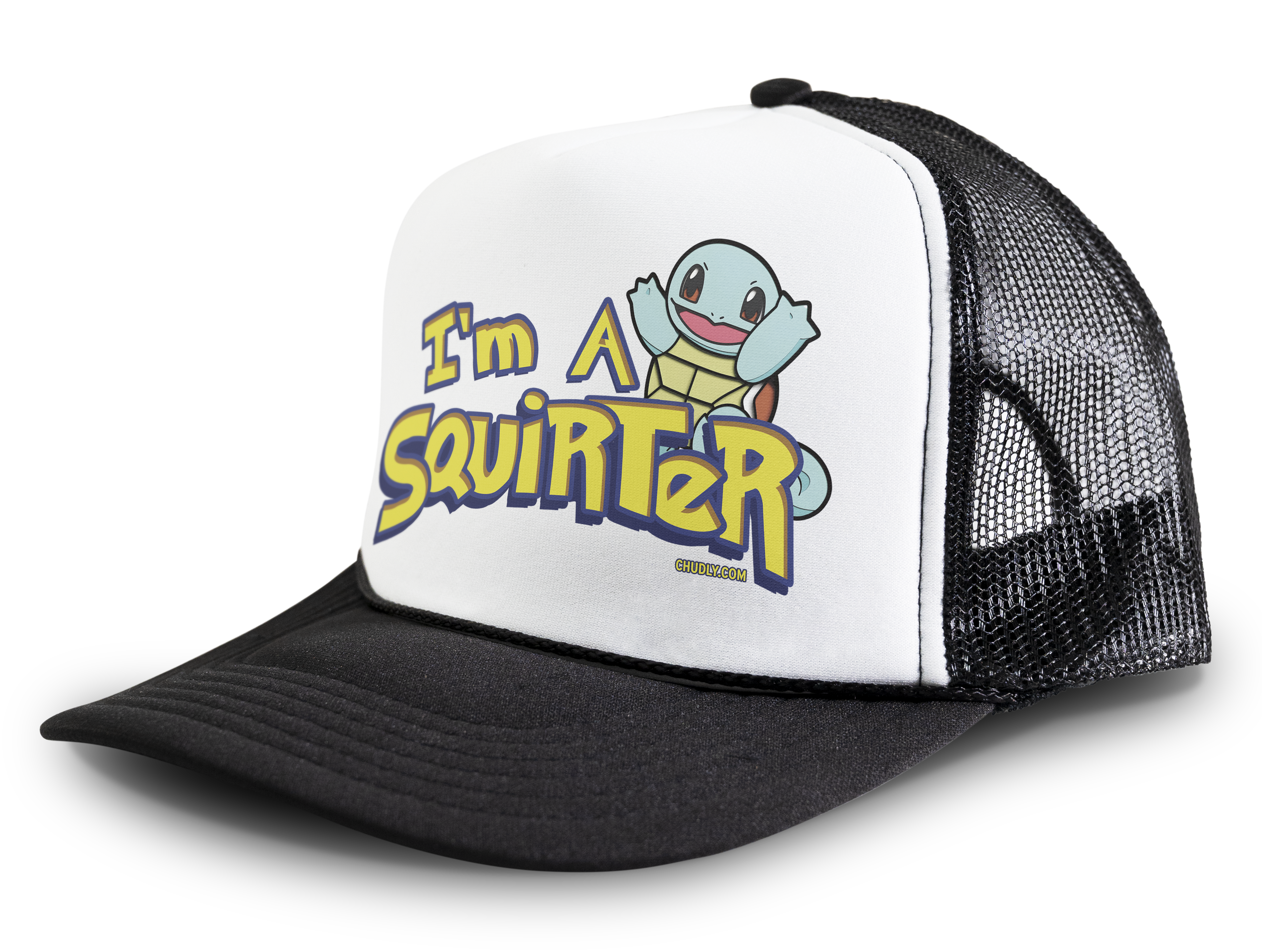 I'm A Squirter Funny Meme Squirt Snapback Mesh Trucker Hat