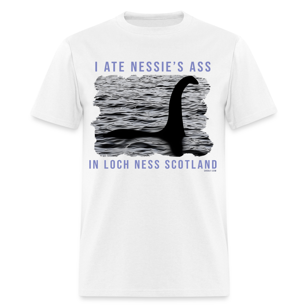 I Ate Nessie's Ass In Loch Ness Scotland Funny Meme Unisex Classic T-Shirt