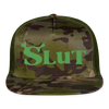Load image into Gallery viewer, Shrek Slut Funny Raunchy Adult Humor Snapback Mesh Trucker Hat - MultiCam\green