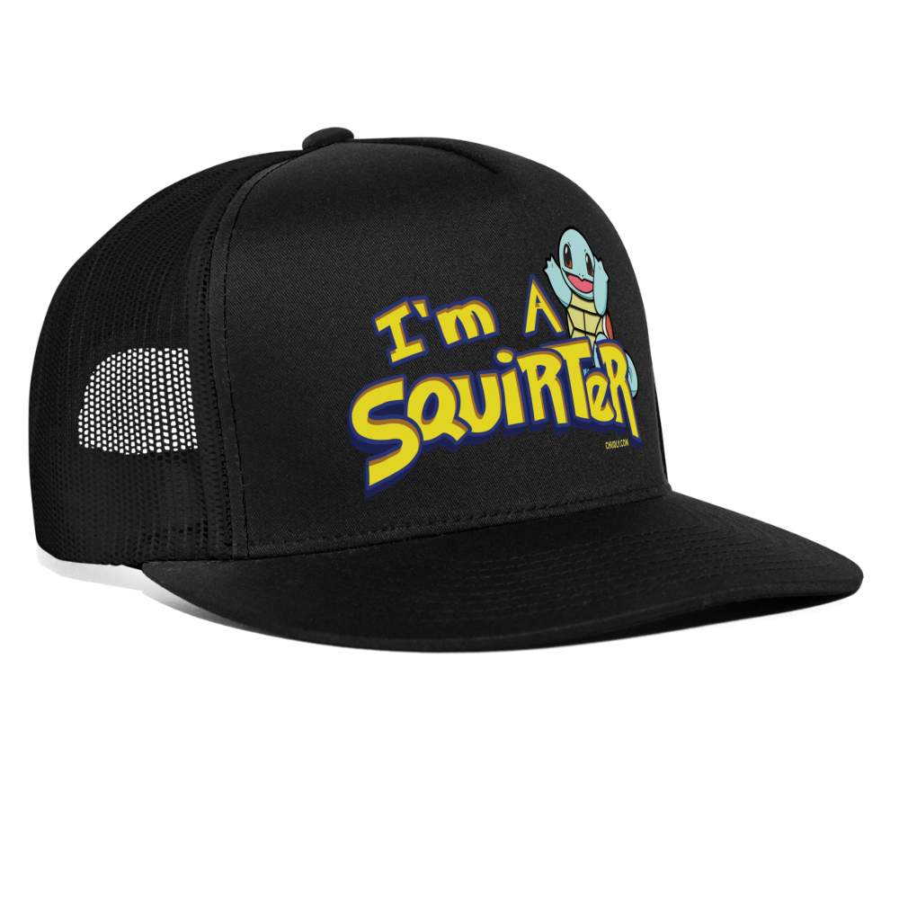 I'm A Squirter Funny Meme Squirt Snapback Mesh Trucker Hat