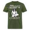 This Bussy Belongs To Christ Unisex Classic T-Shirt Military Green / S | Fruit Of The Loom 3930