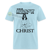 This Bussy Belongs to Christ Unisex Classic T-Shirt - powder blue