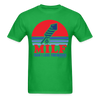 Load image into Gallery viewer, Man I Love Fireworks MILF Funny 4th of July T-Shirt - bright green