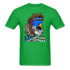 Merica Mullet Eagle Funny 4th of July T-Shirt - bright green