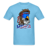 Merica Mullet Eagle Funny 4th of July T-Shirt - aquatic blue