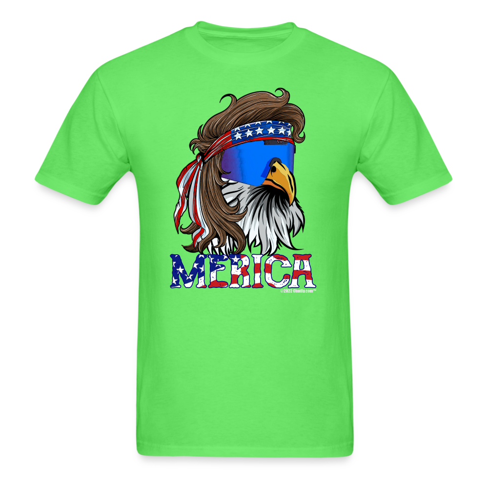 Merica Mullet Eagle Funny 4th of July T-Shirt - kiwi