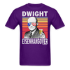 Load image into Gallery viewer, Dwight Eisenhangover Funny Drunk Presidents Eisenhower 4th of July T-Shirt - purple