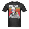 Dwight Eisenhangover Funny Drunk Presidents Eisenhower 4th of July T-Shirt - heather black