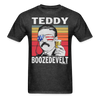 Load image into Gallery viewer, Teddy Boozedevelt Funny Drunk Presidents Roosevelt 4th of July T-Shirt - heather black