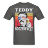Load image into Gallery viewer, Teddy Boozedevelt Funny Drunk Presidents Roosevelt 4th of July T-Shirt - charcoal