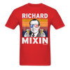 Load image into Gallery viewer, Richard Mixin Funny Drunk Presidents Nixon 4th of July T-Shirt - red